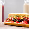 Hot Dog Guacamole Chico
